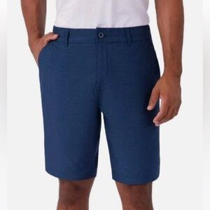 Hang Ten Men's Hybrid Walkshort, Blue